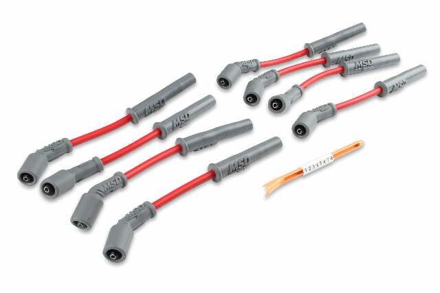 MSD spark plug wire set for 1998-2002 Chevy Corvette red high performance ls 32819