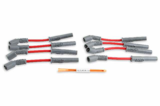 MSD spark plug wire set for 1998-2002 Chevy Corvette red high performance ls 32819
