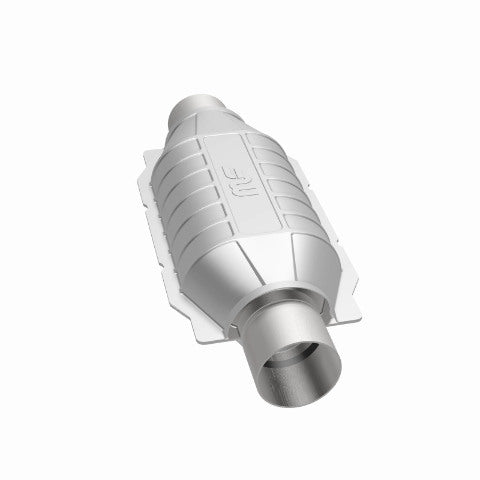 MagnaFlow universal catalytic converter 2.5 inch inlet/outlet stainless steel CARB compliant 333006