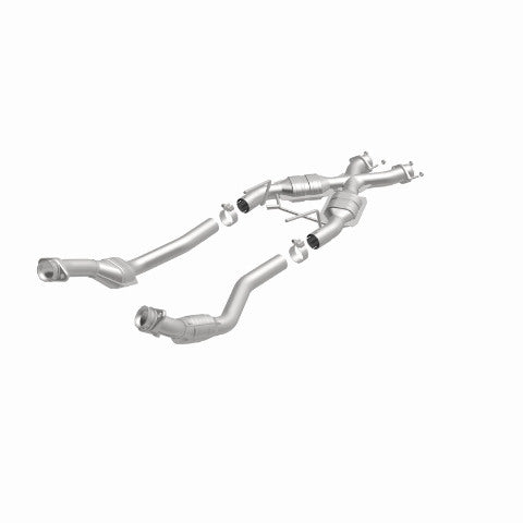 MagnaFlow direct-fit catalytic converter for 1986-1993 Ford Mustang stainless steel CARB compliant 337338
