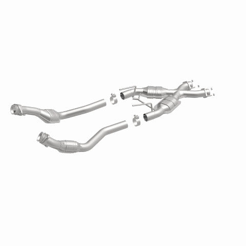 MagnaFlow direct-fit catalytic converter for 1986-1993 Ford Mustang stainless steel CARB compliant 337338