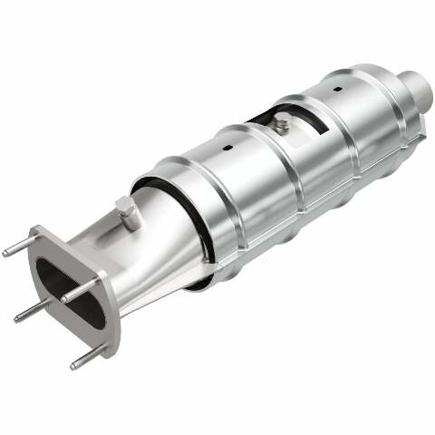 MagnaFlow direct-fit catalytic converter for 1987-1995 Ford 5.8 inch inlet/outlet stainless steel CARB compliant 339203