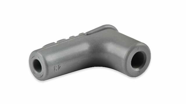 MSD spark plug wire set BOOTS-90-DEGREE-LOGO-SPARK-PLUG-GRAY-SILICONE-50EA-34514