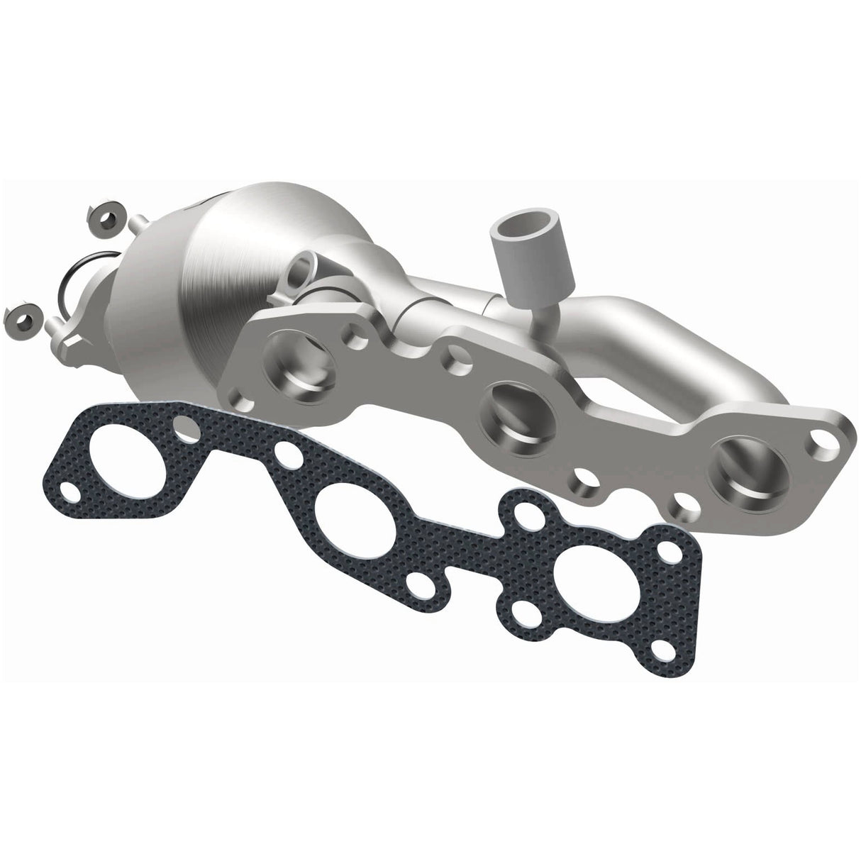 Catalytic Converter with Integrated Exhaust Manifold for HM Grade Federal / EPA Compliant Direct-Fit Manifold Catalytic
