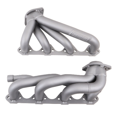 Fits 1987-1995 Ford F150 351W 1-5/8 Shorty Exhaust Headers-Titanium-3511 for 1987-1995 Ford F-150 ceramic coated polished