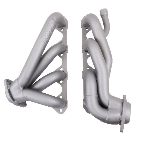 Fits 1987-1995 Ford F150 351W 1-5/8 Shorty Exhaust Headers-Titanium-3511 for 1987-1995 Ford F-150 ceramic coated polished