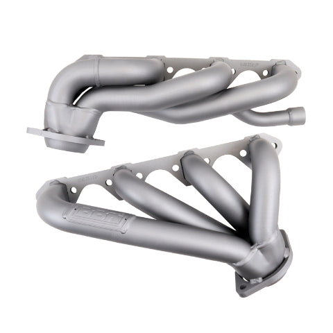 Fits 1987-1995 Ford F150 351W 1-5/8 Shorty Exhaust Headers-Titanium-3511 for 1987-1995 Ford F-150 ceramic coated polished