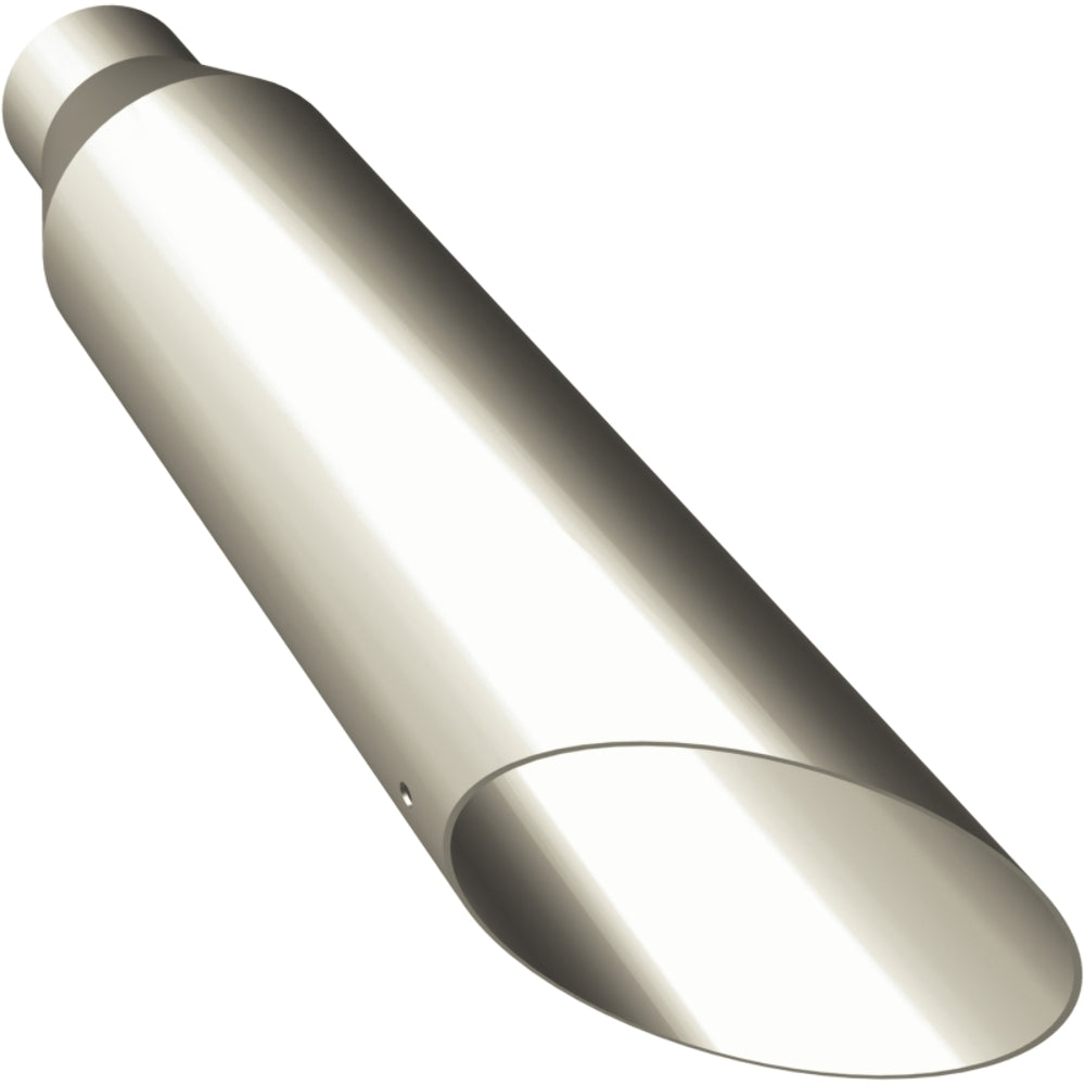 MagnaFlow exhaust tip 4 inch inlet 2.5 inch outlet stainless steel polished 35146