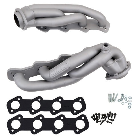 Fits 1999-2003 Ford F150, 1997-2002 Ford Exp 5.4L 1-5/8 Shorty Headers-3518 for 1999-2003 Ford F-150 ceramic coated chrome