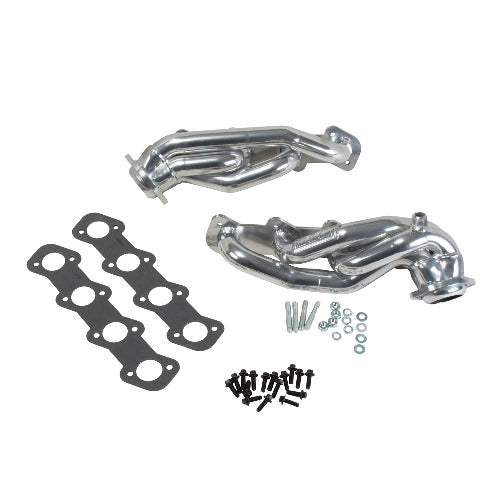 Fits 1999-03 Ford F150/1997-02 Ford Exp 5.4L 1-5/8 Shorty Headers-Silver-35180 for 1999-1903 Ford F-150 ceramic coated chrome