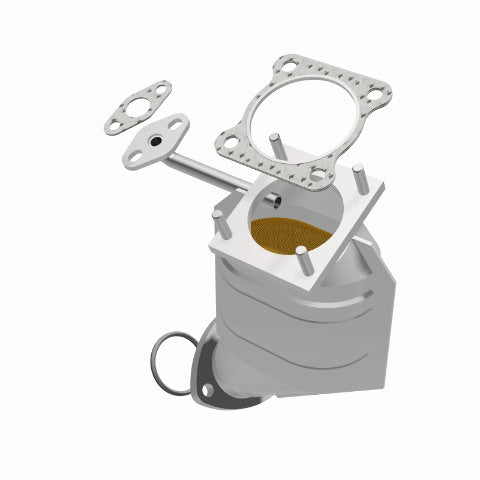 MagnaFlow direct-fit catalytic converter for 1985-1987 Honda Civic 1.5L stainless steel CARB compliant 352649