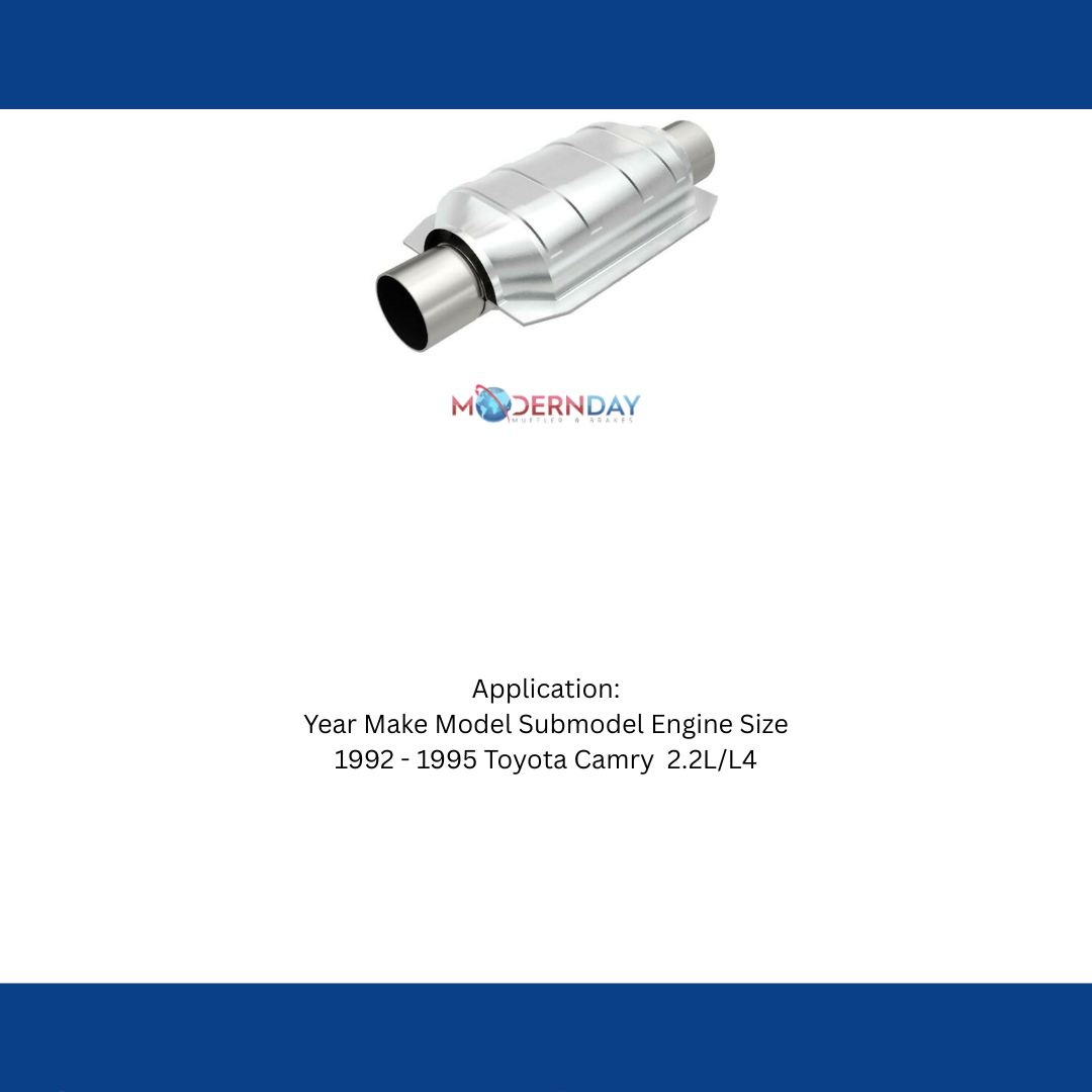 MagnaFlow universal catalytic converter 2 inch inlet/outlet stainless steel CARB compliant 357204