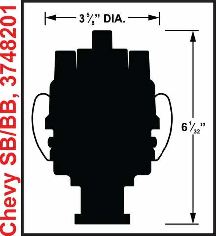 Ignition distributor for Chevy mallory-3748201-mallory-unilite-distributor-small-and-big-block-chevy