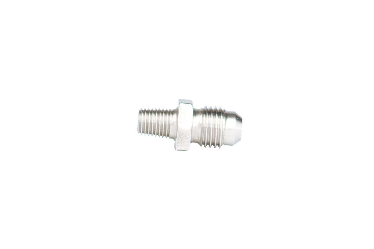Aeromotive fuel fitting 1/16 inch NPT to -4 AN male flare male 15619