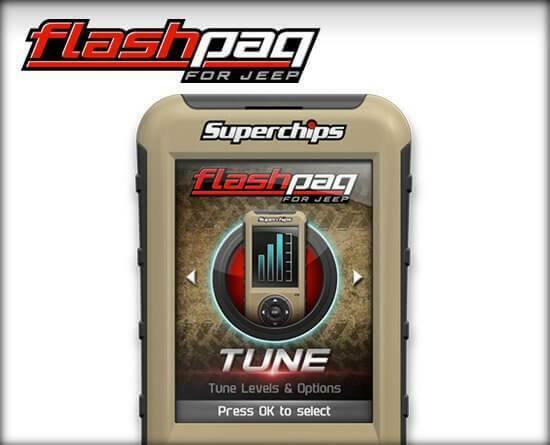 Superchips Flashpaq F5 3874 Performance Programmer For 1998-2014 Jeep Vehicles