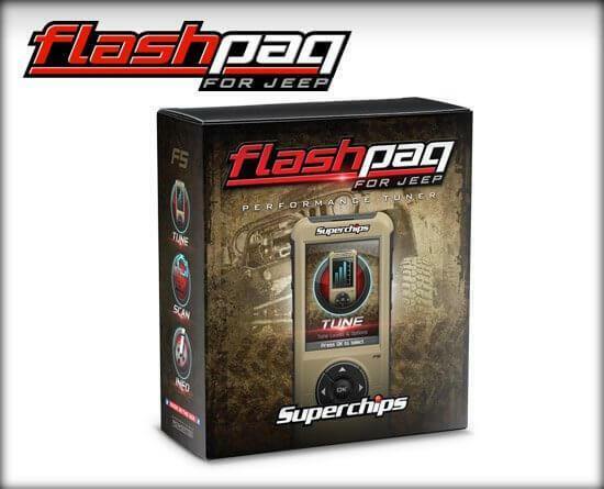 Superchips Flashpaq F5 3874 Performance Programmer For 1998-2014 Jeep Vehicles