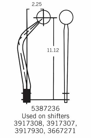 Hurst Competition/Plus 4-Speed Shifter - GM/Studebaker - 3917308