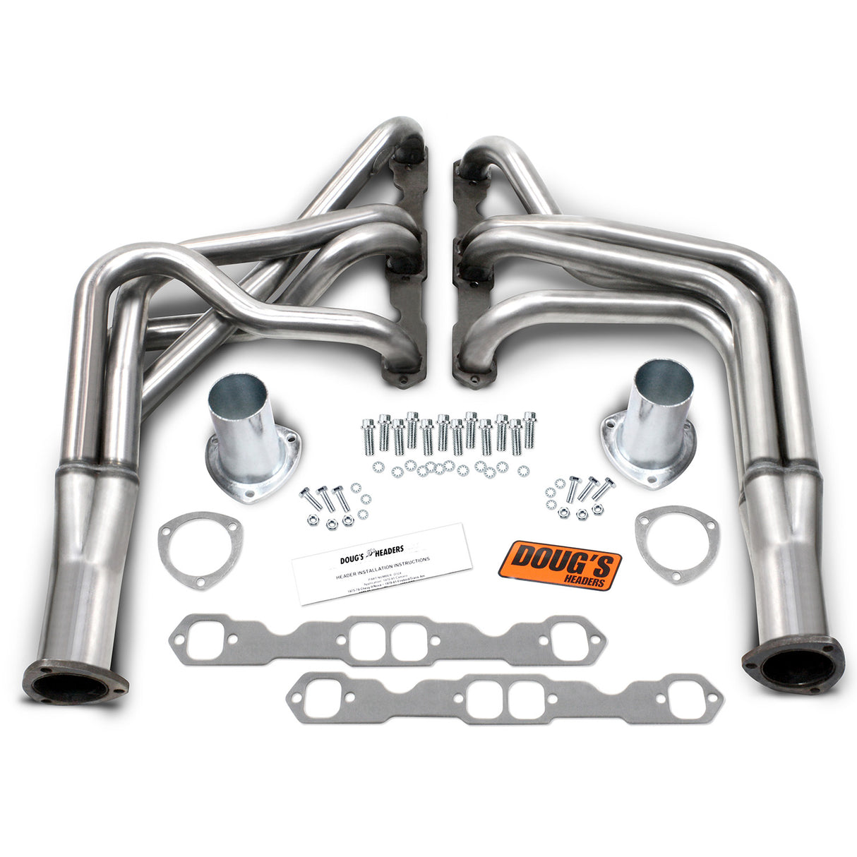 Long Tube Headers for 70-81 GM F Body 265-400 SBC 1-3/4in Primary D324-SS