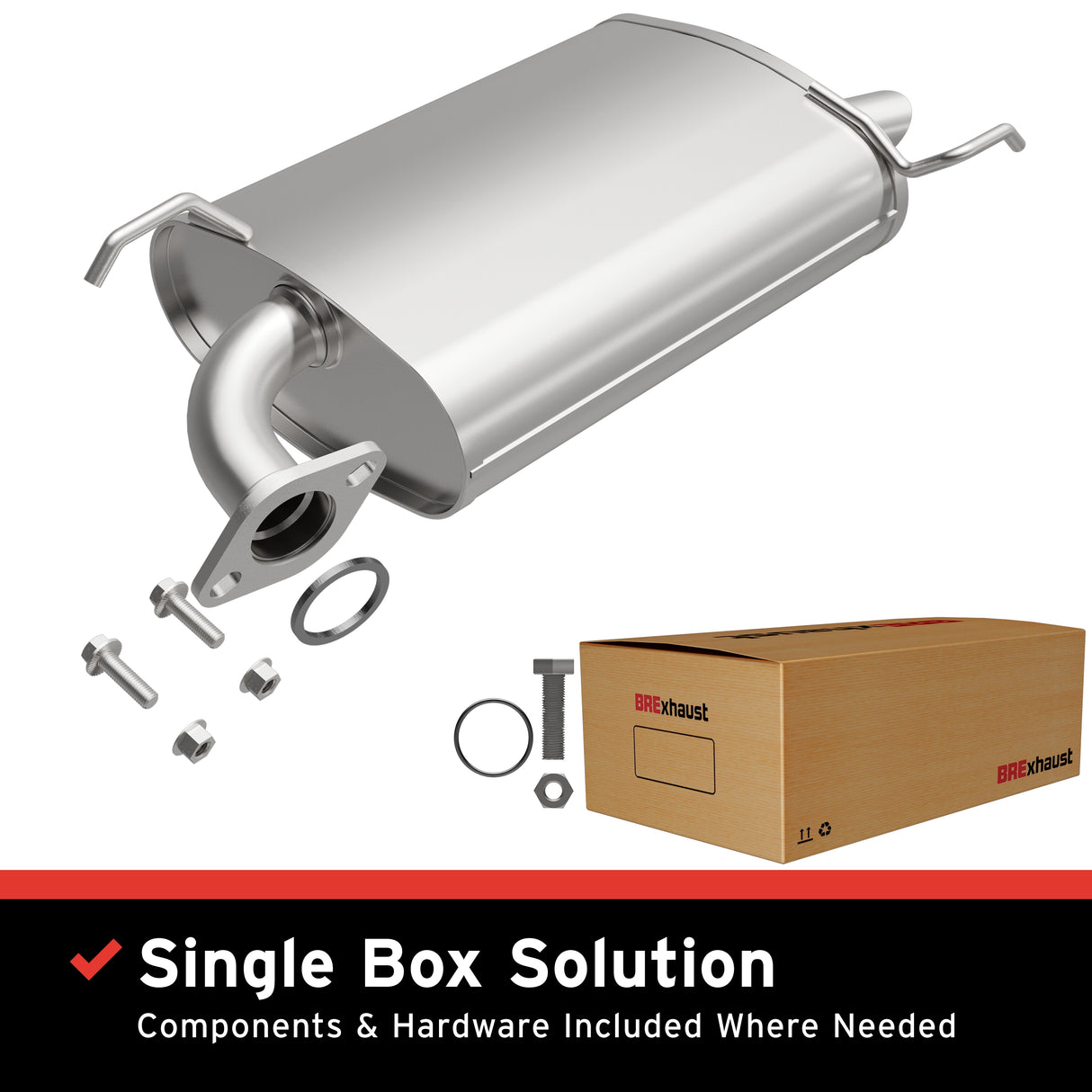 t 1998-2002 Honda Accord Direct-Fit Muffler Kit 108-0052 Brexhaust