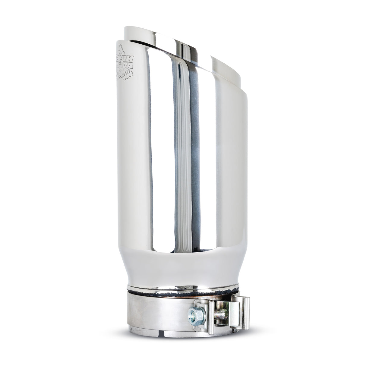 4 x 5 x12 Polished Twin Slash Universal Exhaust Tip 26912