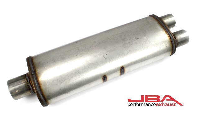 JBA Performance Muffler Chambered Stainless Universal Exhaust - 40-252500