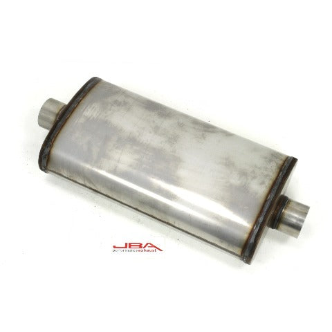 JBA Performance Muffler 3in Inlet Stainless Universal Exhaust - 40-302201