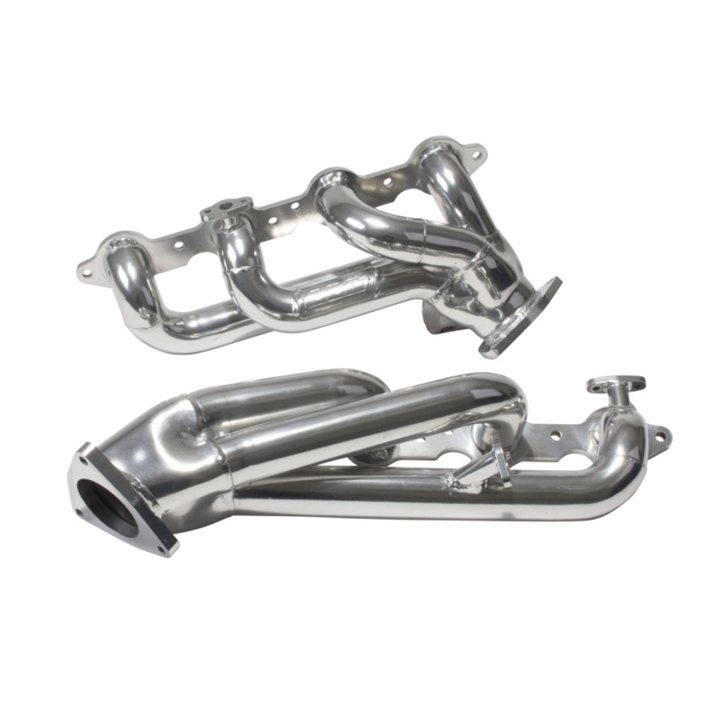 Fits 1999-2013 GM Truck/Suv 4.8L 5.3L 1-3/4 Shorty Headers-Silver-40050 ceramic coated polished
