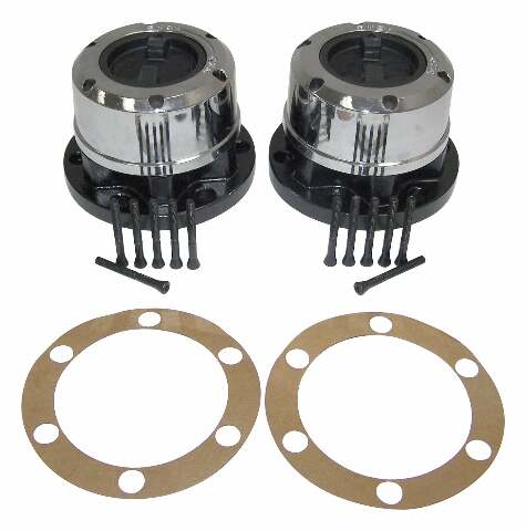 Vintage - Steel Black Locking Hub Set - 400502