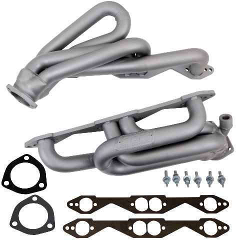 Fits 1996-1999 Chevrolet/GM Truck Suv 5.0/5.7L 1-5/8 Shorty Exhaust Headers-4007 for 1996-1999 Chevy ceramic coated polished