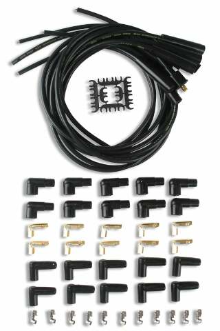 Spark Plug Wire Set for 1970-1974 Ford F-150 V8 black 8mm