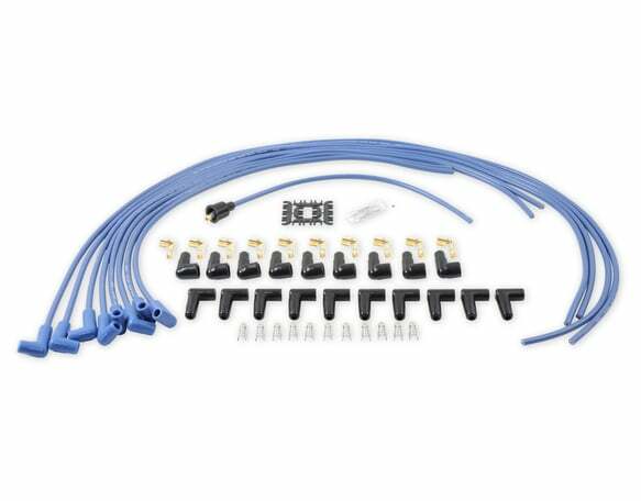 Spark Plug Wire Set for 1975-1978 Dodge Challenger V8 blue 8mm