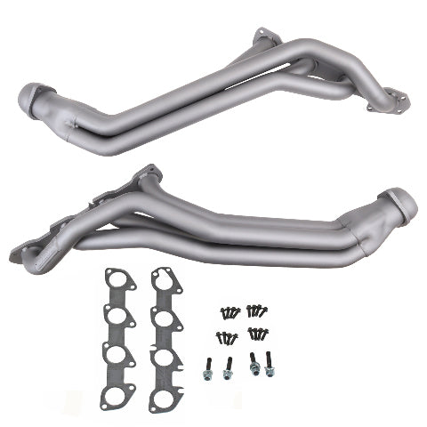Fits 2009-24 Dodge Challenger, Charger 5.7L Hemi 1-3/4" Long Tube Headers-4046 for 2009-2024 Dodge Challenger chrome