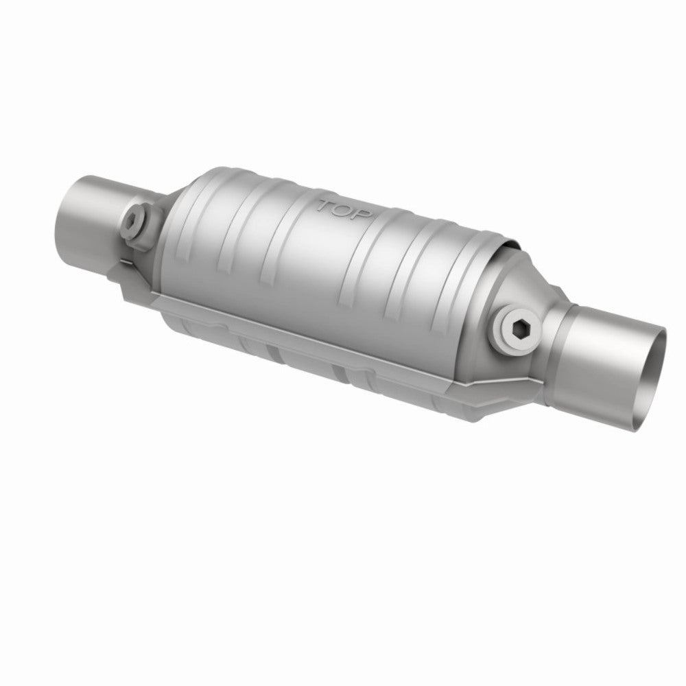 MagnaFlow universal catalytic converter 2.25 inch inlet/outlet stainless steel CARB compliant 408065
