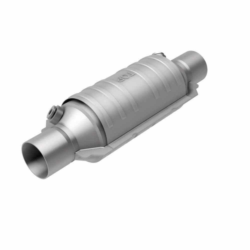 MagnaFlow universal catalytic converter 2.25 inch inlet/outlet stainless steel CARB compliant 408065