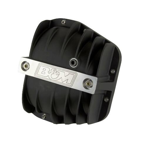 Hi-Tek Aluminum Differential Cover for Ford 9.75-inch - Black aluminum black anodized