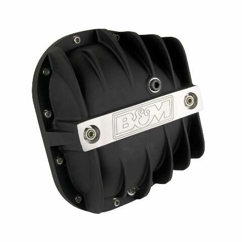 Hi-Tek Aluminum Differential Cover for Ford 9.75-inch - Black aluminum black anodized