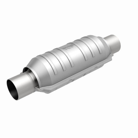 MagnaFlow universal catalytic converter 2 inch inlet/outlet stainless steel CARB compliant 418004