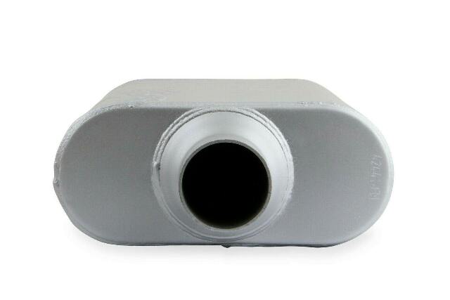 2-Chamber Muffler 42441-FM 2.25 Offset Inlet/2.25 Center Outlet performance muffler