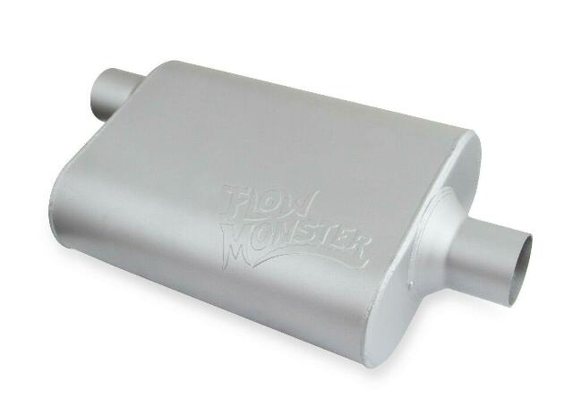2-Chamber Muffler 42441-FM 2.25 Offset Inlet/2.25 Center Outlet performance muffler