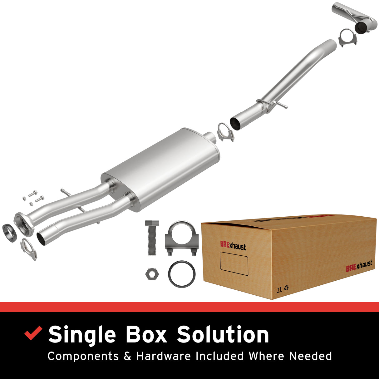 t 2001-2006 GMC Yukon Direct-Fit Replacement Exhaust System 106-0549 Brexhaust