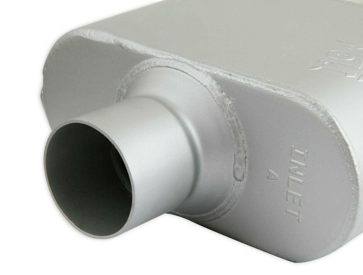 42510-FM 1-Chamber Muffler Center In/Center Out: 2.500 in performance muffler
