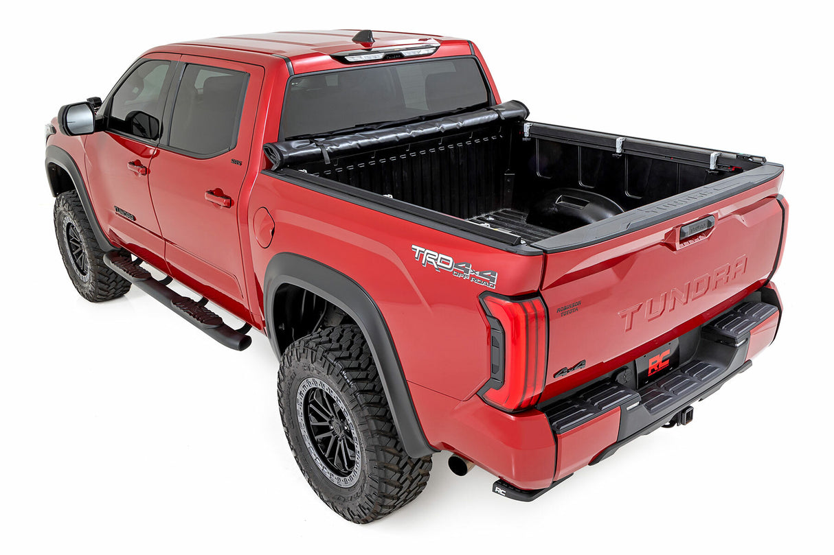 Fits Toyota Tundra 2WD/4WD (2022-2024) Soft Roll Up Bed Cover; 5'7" Bed 42619550