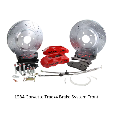 1984 Corvette Track4 Brake System Front 4301412FR stainless steel slotted