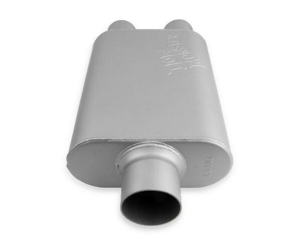 2-Chamber Muffler 430402-FM 3.00 Center Inlet / 2.50 Dual Outlet performance muffler