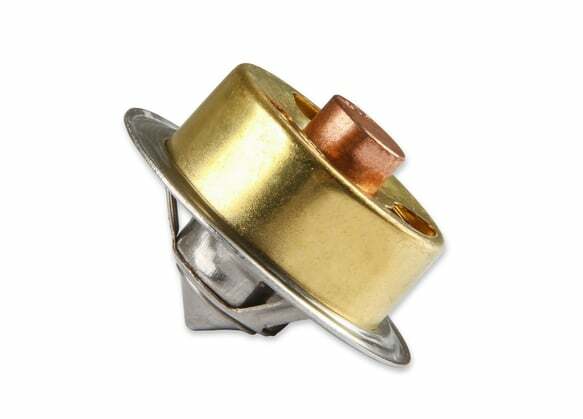 Mr. Gasket high performance / high flow thermostat 180 degrees Ford Chevy copper 4364