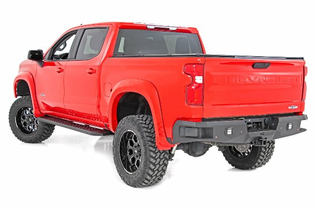 Fits Chevy/GMC 1500/2500HD(19-24) RPT2 Running Boards Crew Cab Black 44002
