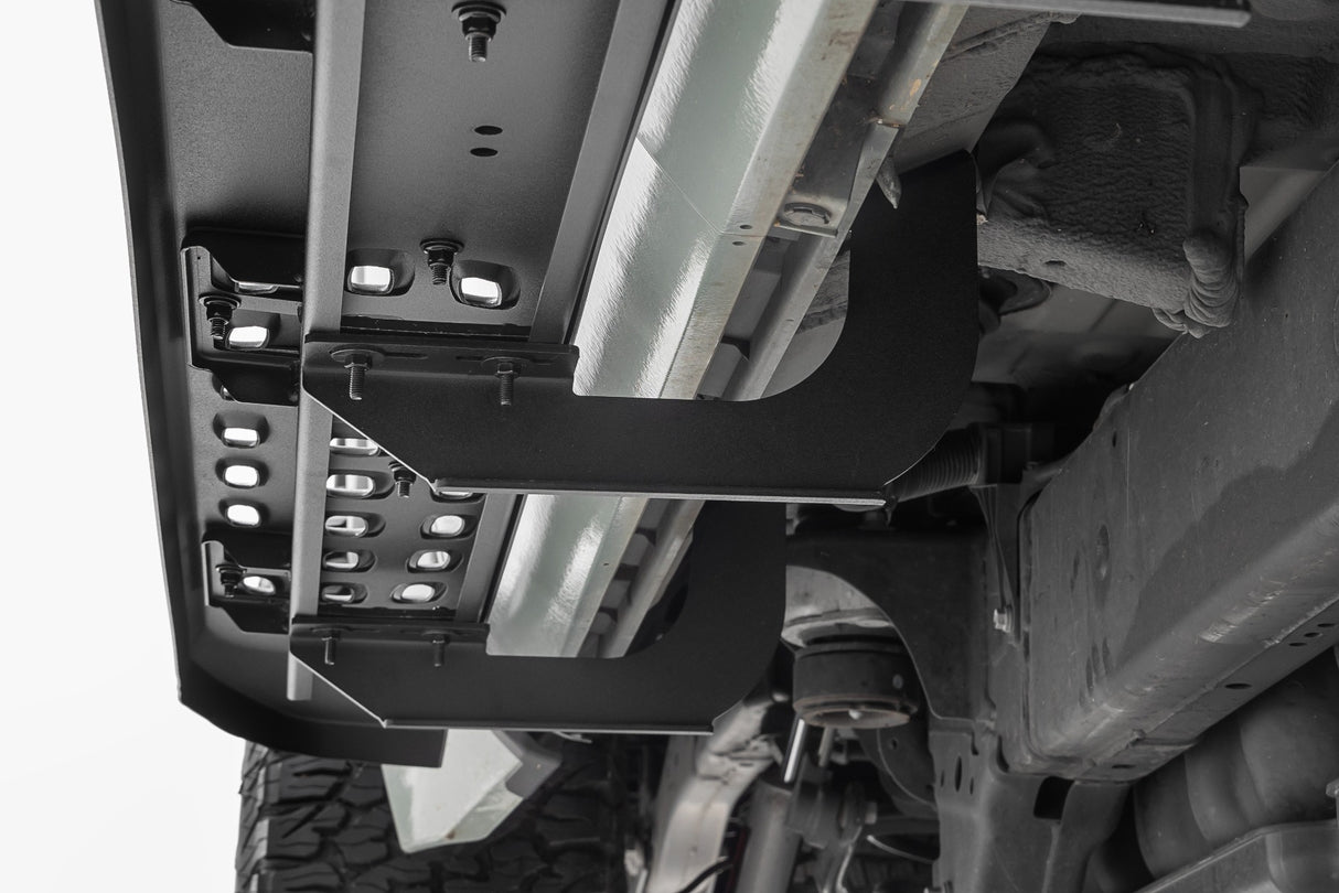 Fits Toyota Tundra 2WD/4WD (2022-2024) RPT2 Running Board; Crew Cab; Black 44007