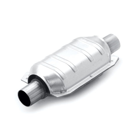 MagnaFlow universal catalytic converter 2 inch inlet/outlet stainless steel CARB compliant 441004