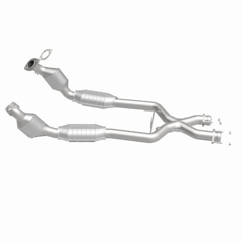 MagnaFlow direct-fit catalytic converter for 1996-1998 Ford Mustang stainless steel CARB compliant 441112