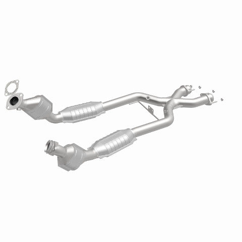 MagnaFlow direct-fit catalytic converter for 1996-1998 Ford Mustang stainless steel CARB compliant 441112